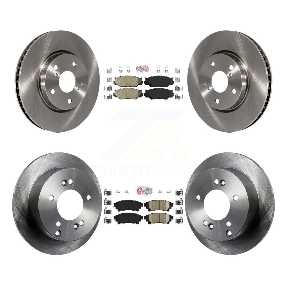 Kit de plaquettes en céramique et de rotors de frein à disque, semi-métalliques avant et arrière, pour Lexus IS250