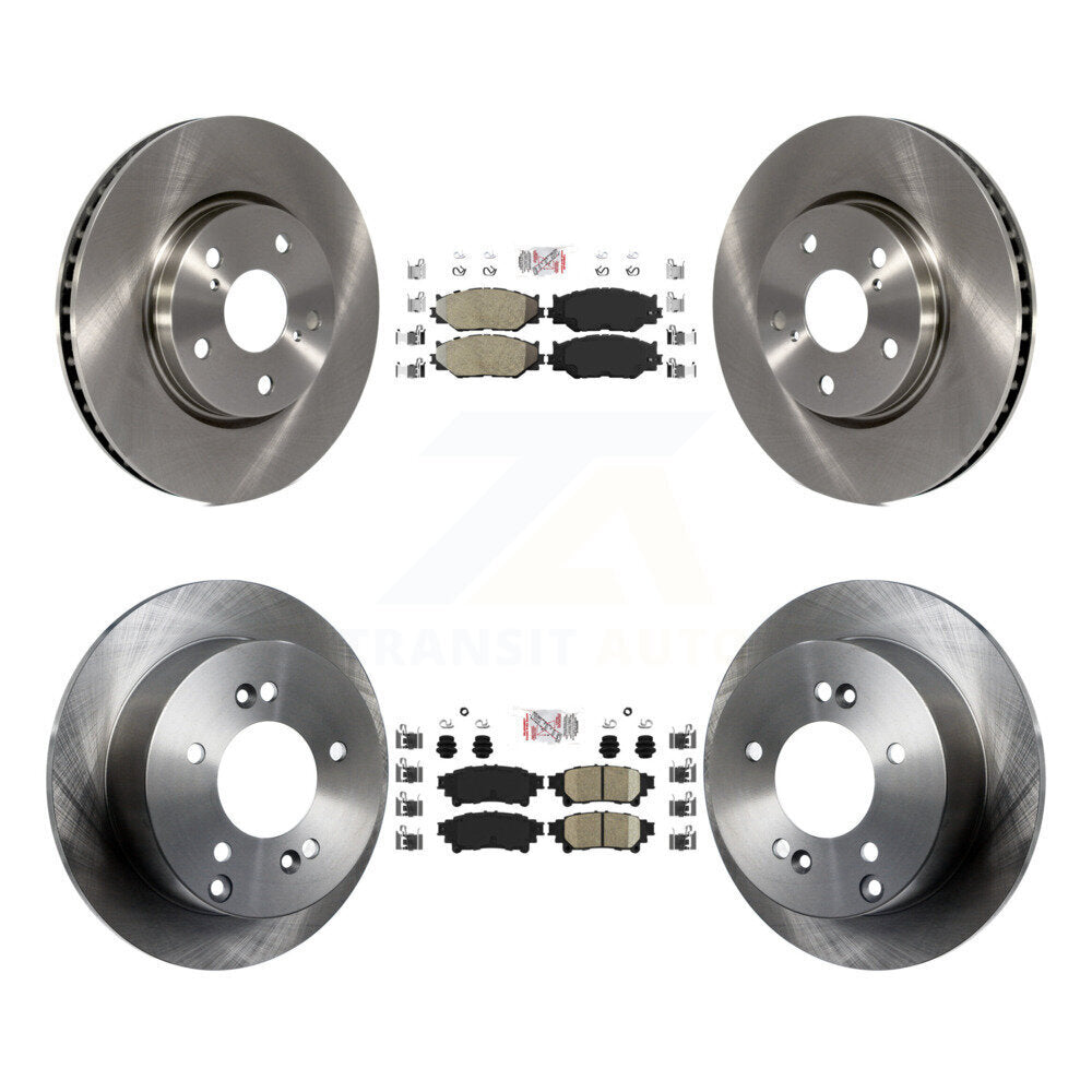 Kit de plaquettes en céramique et de rotors de frein à disque, semi-métalliques avant et arrière, pour Lexus IS250
