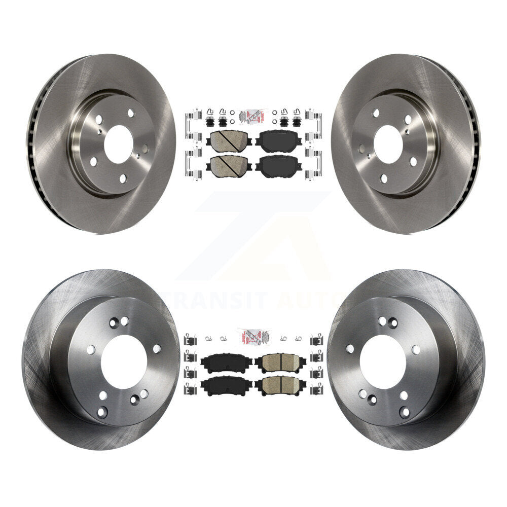Kit de plaquettes en céramique et de rotors de frein à disque avant et arrière, pour Lexus IS250 K8A-102352