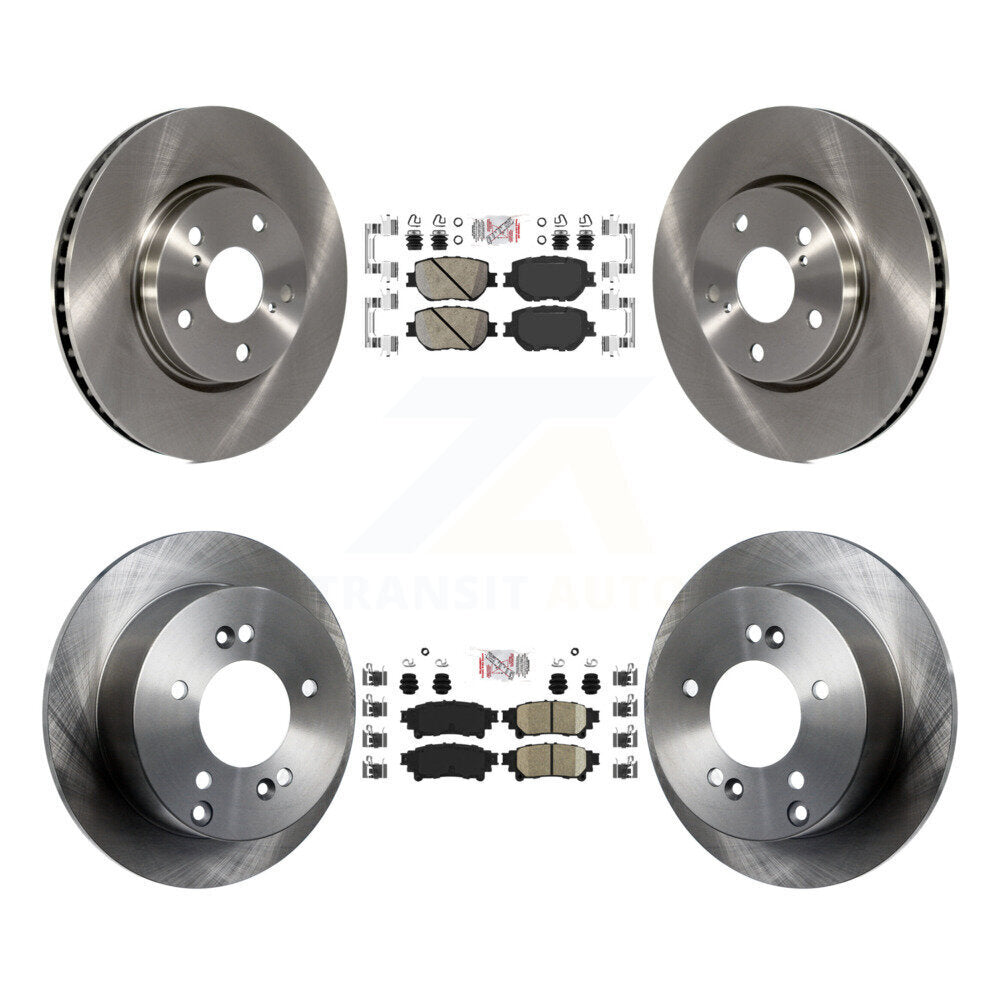 Kit de plaquettes en céramique et de rotors de frein à disque avant et arrière, pour Lexus IS250 K8A-102353