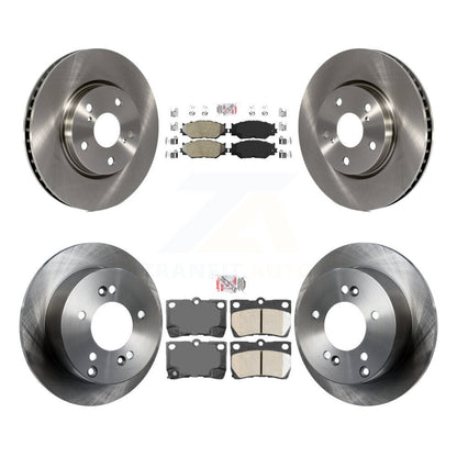 Kit de plaquettes en céramique et de rotors de frein à disque, semi-métalliques avant et arrière, pour Lexus IS250