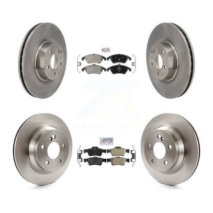 Kit de rotors de frein à plaquettes semi-métalliques avant et arrière, pour Mercedes-Benz E400 Seda 15-16
