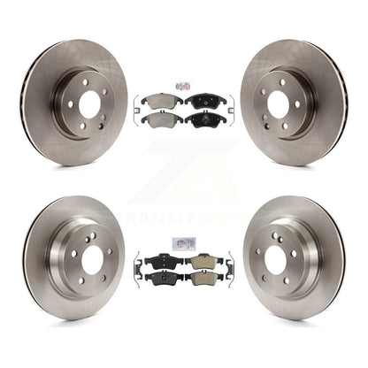 Kit de plaquettes semi-métalliques avant et arrière et disques de frein, pour Mercedes-Benz E350 E40