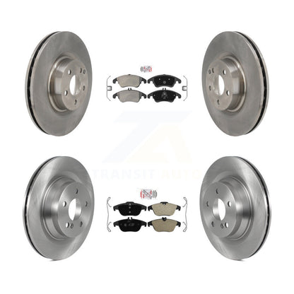 Kit de plaquettes semi-métalliques avant et arrière et disques de frein pour Mercedes-Benz E550