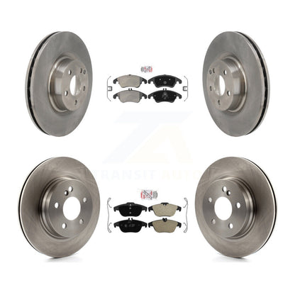 Kit de plaquettes semi-métalliques avant et arrière et disques de frein pour Mercedes-Benz E550