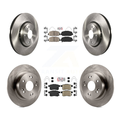 Kit de plaquettes en céramique et de rotors de frein à disque avant et arrière, pour Honda Accord K8A-102369