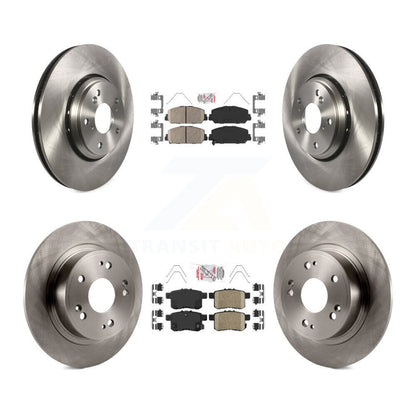 Kit de plaquettes en céramique et de rotors de frein à disque avant et arrière, pour Honda Accord K8A-102370