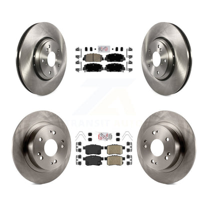Kit de plaquettes en céramique et de rotors de frein à disque avant et arrière, pour Honda Accord K8A-102371