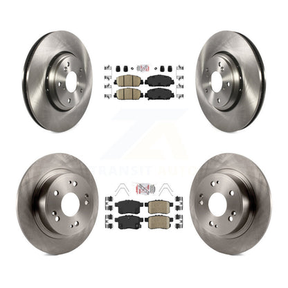 Kit de plaquettes en céramique et de rotors de frein à disque avant et arrière, pour Honda Accord K8A-102374