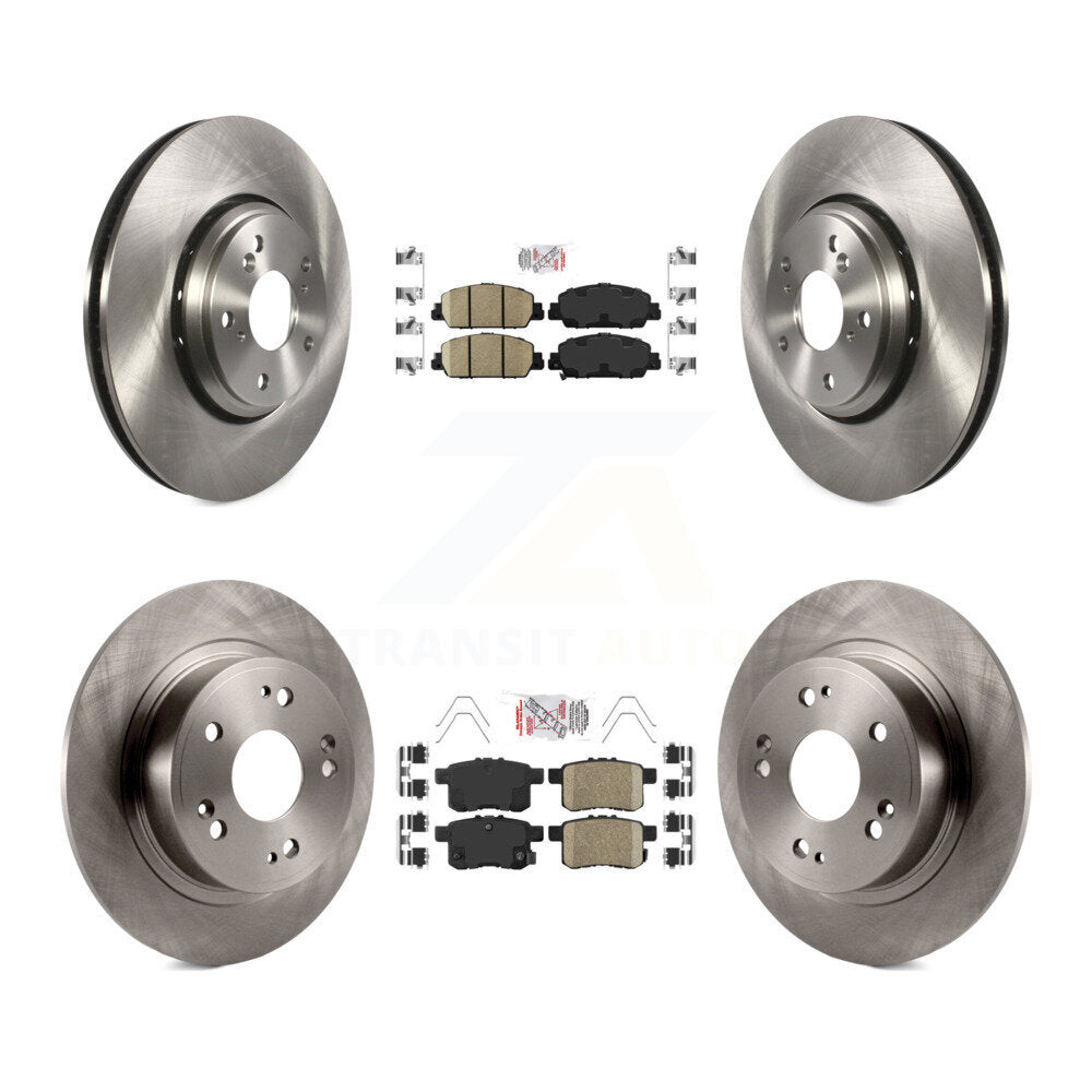 Kit de plaquettes en céramique et de rotors de frein à disque avant et arrière, pour Honda Accord K8A-102376