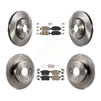 Kit de plaquettes en céramique et de rotors de frein à disque avant et arrière, pour Honda Accord K8A-102376