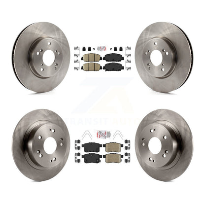 Kit de plaquettes en céramique et de rotors de frein à disque avant et arrière, pour Honda Accord K8A-102378