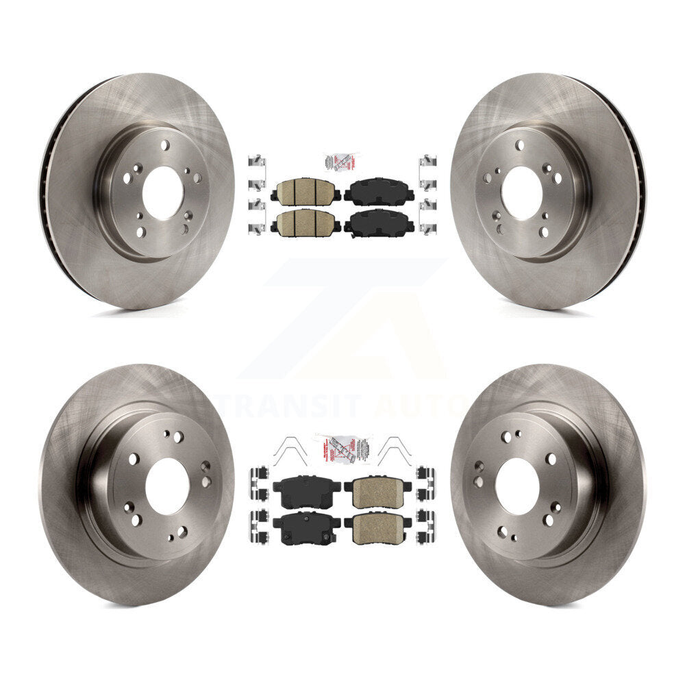 Kit de plaquettes en céramique et de rotors de frein à disque avant et arrière, pour Honda Accord K8A-102380