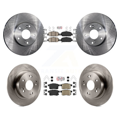 Kit de Rotor de frein à disque avec plaquettes en céramique avant et arrière, pour Honda Accord LX-S 2016 avec 2.4