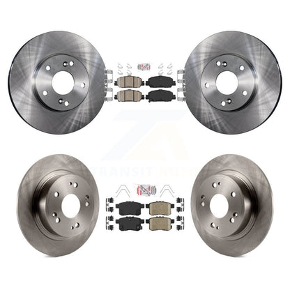 Kit de Rotor de frein à disque avec plaquettes en céramique avant et arrière, pour Honda Accord LX-S 2016 avec 2.4