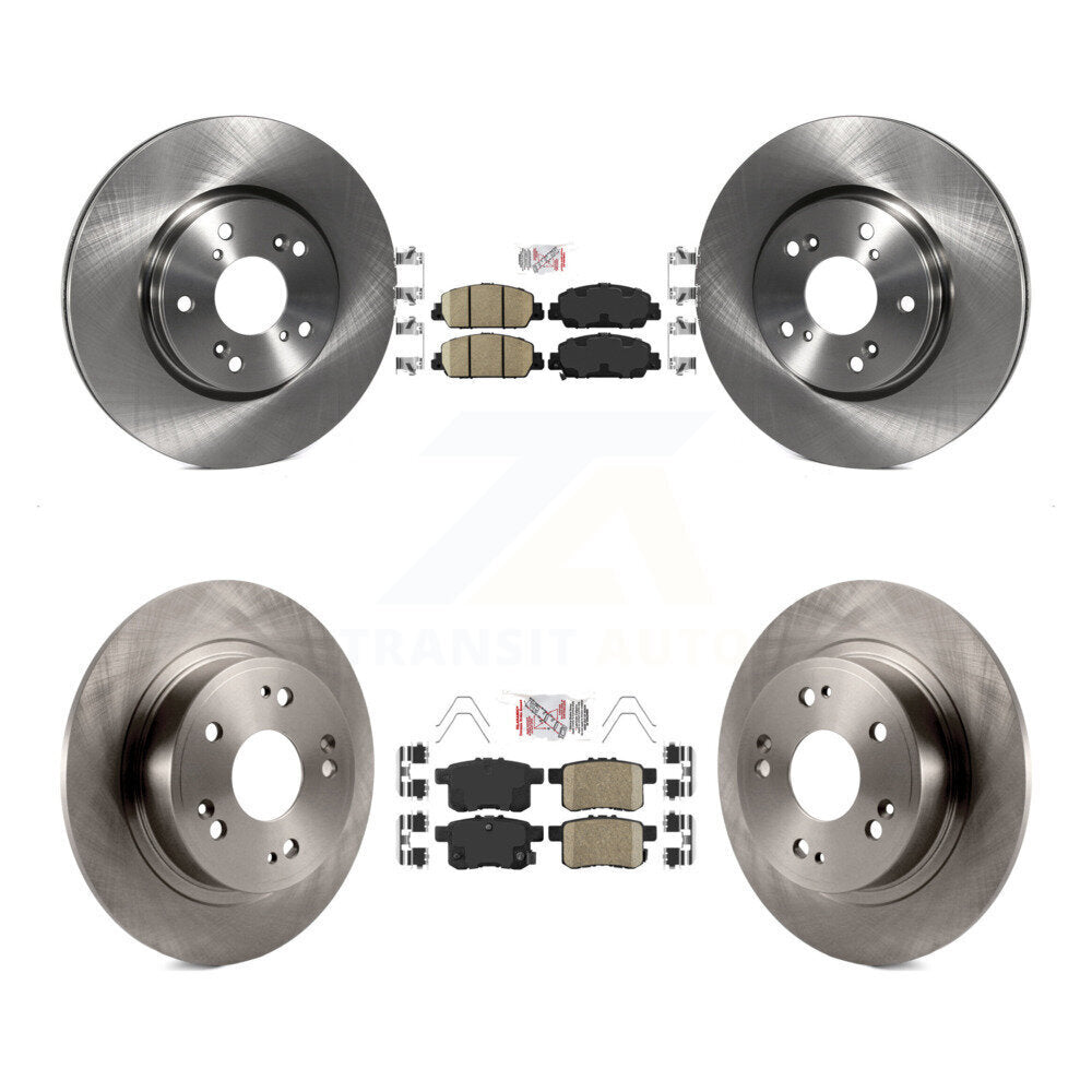 Kit de plaquettes en céramique et de rotors de frein à disque avant et arrière, pour Honda Accord K8A-102388