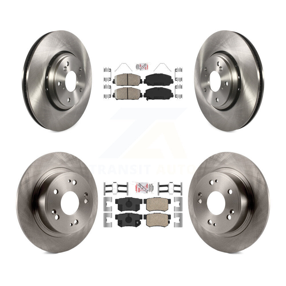 Kit de plaquettes en céramique et de rotors de frein à disque avant et arrière, pour Acura ILX 2017 – 2022