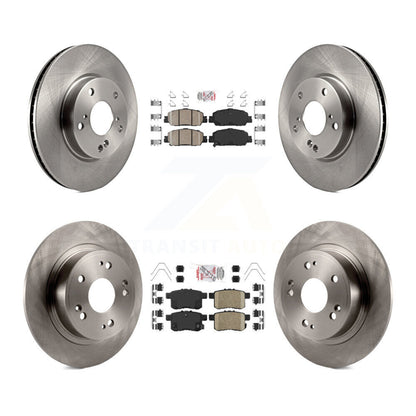Kit de plaquettes en céramique et de rotors de frein à disque avant et arrière, pour Honda Accord LX-S 2017