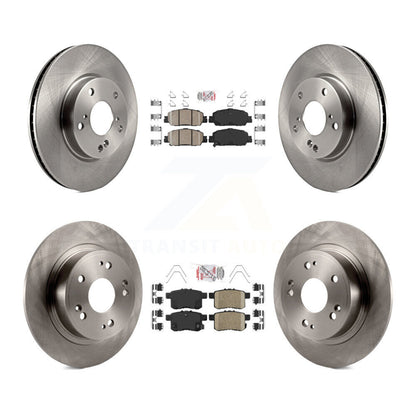Kit de plaquettes en céramique et de rotors de frein à disque avant et arrière, pour Honda Accord LX-S 2017