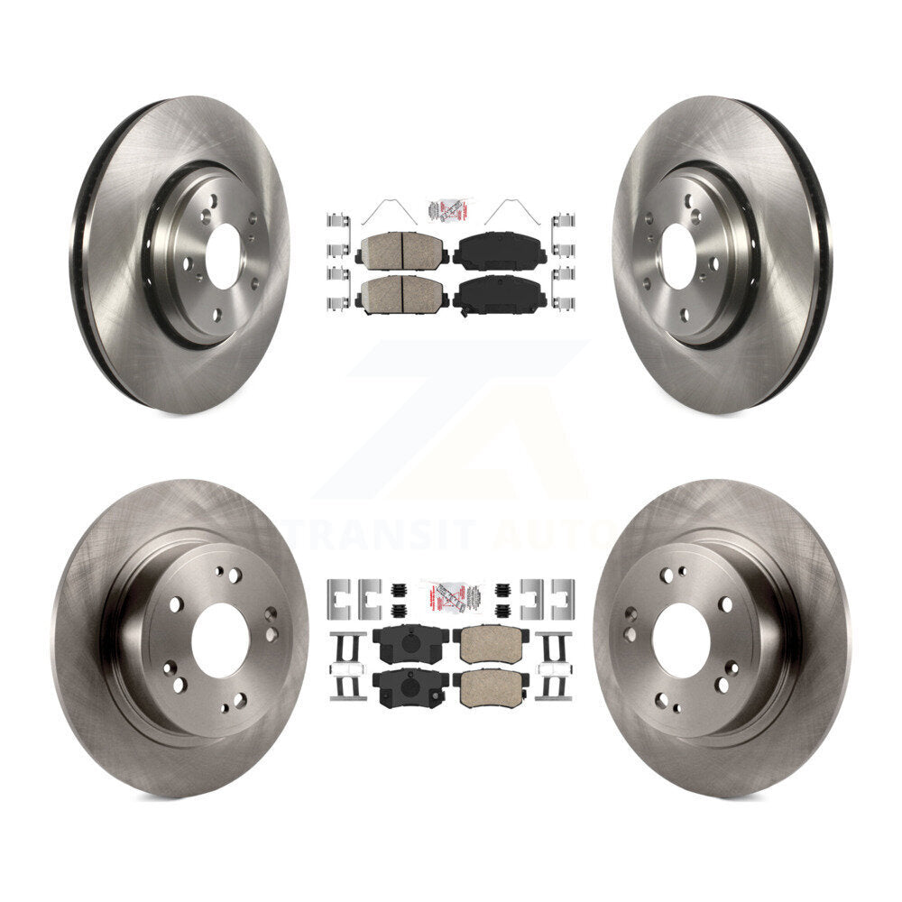Kit de plaquettes en céramique et de rotors de frein à disque avant et arrière, pour Acura ILX 2017 – 2022