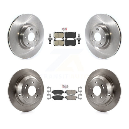 Kit de rotors de frein à disque et plaquettes en céramique avant et arrière, pour Hyundai Genesis 2012 2014 5.0