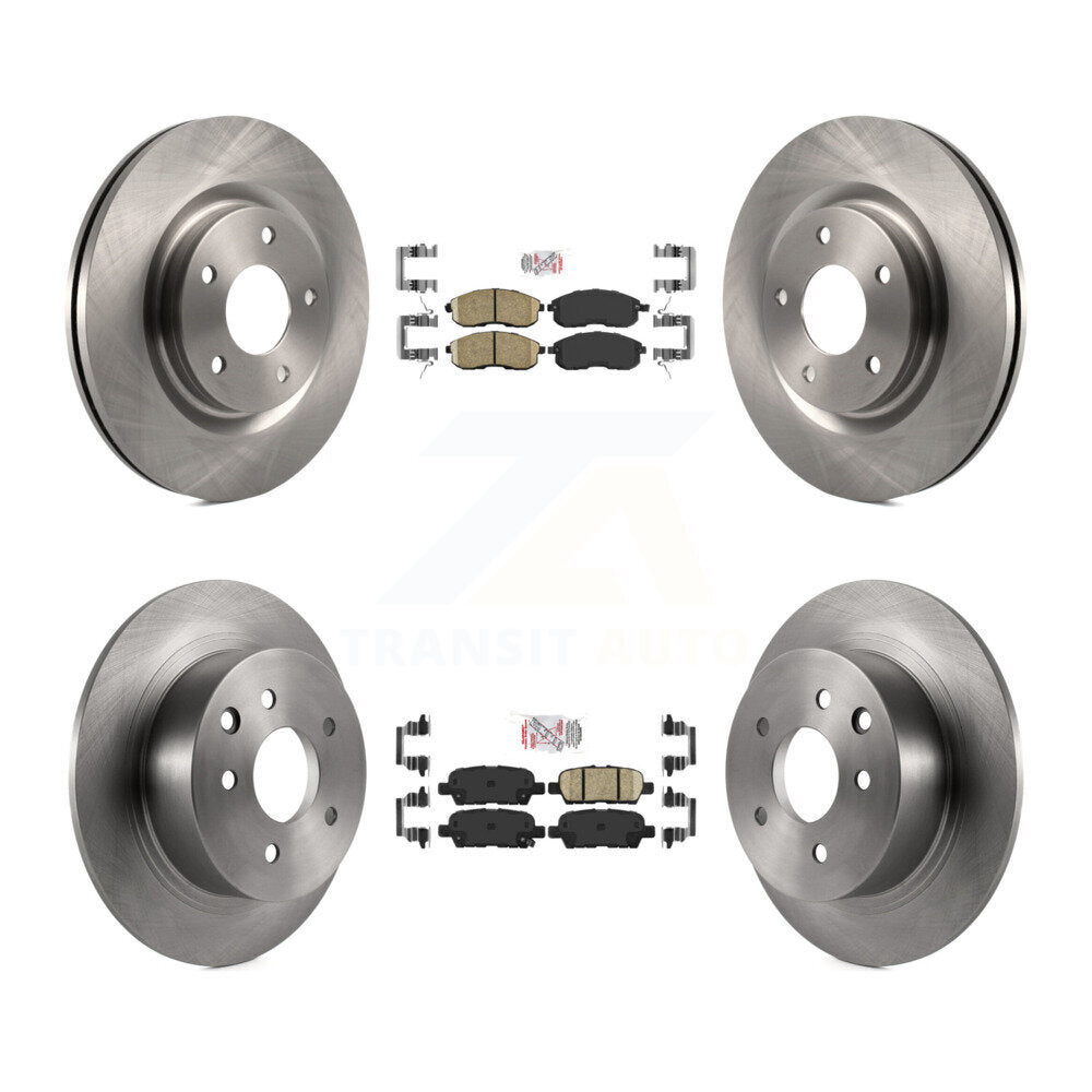 Kit de plaquettes en céramique et de disques de frein avant et arrière, pour Nissan Juke K8A-102414
