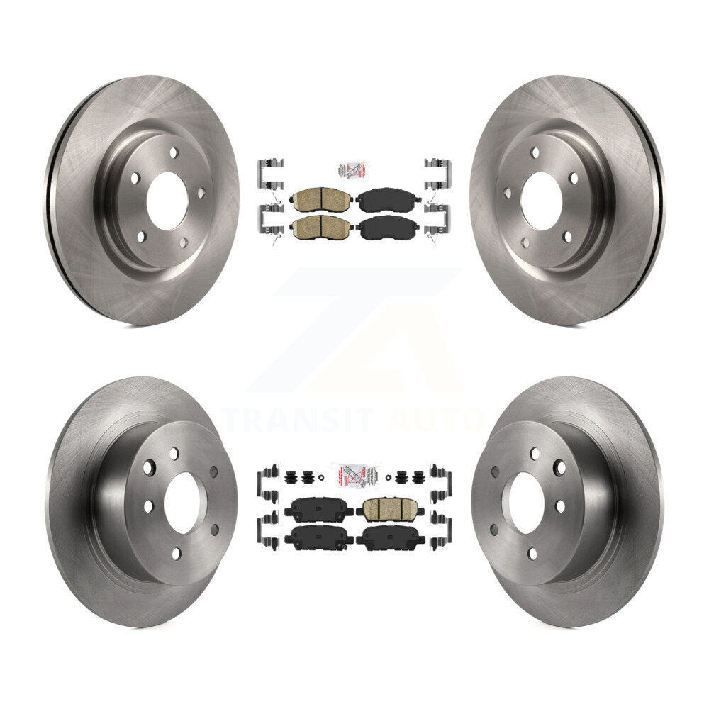 Kit de plaquettes en céramique et de disques de frein avant et arrière, pour Nissan Juke K8A-102415
