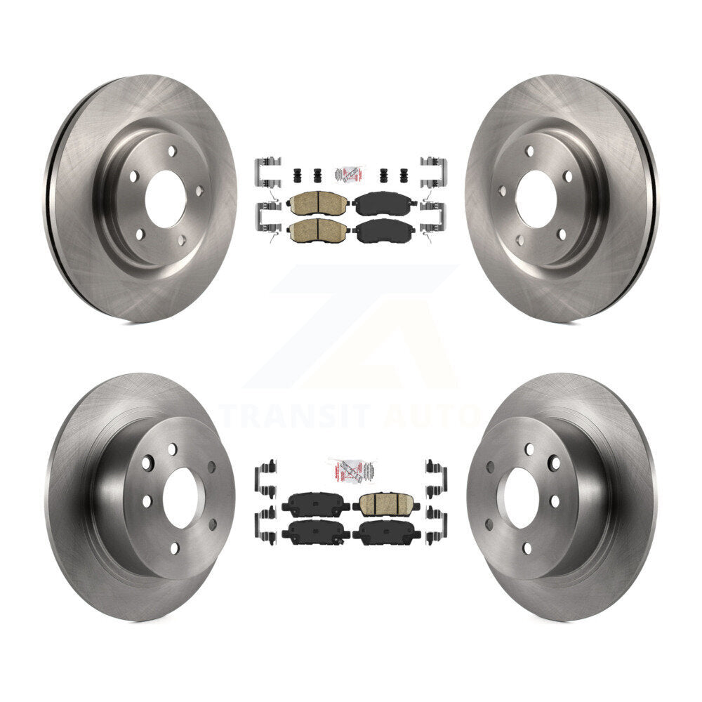 Kit de plaquettes en céramique et de disques de frein avant et arrière, pour Nissan Juke K8A-102416