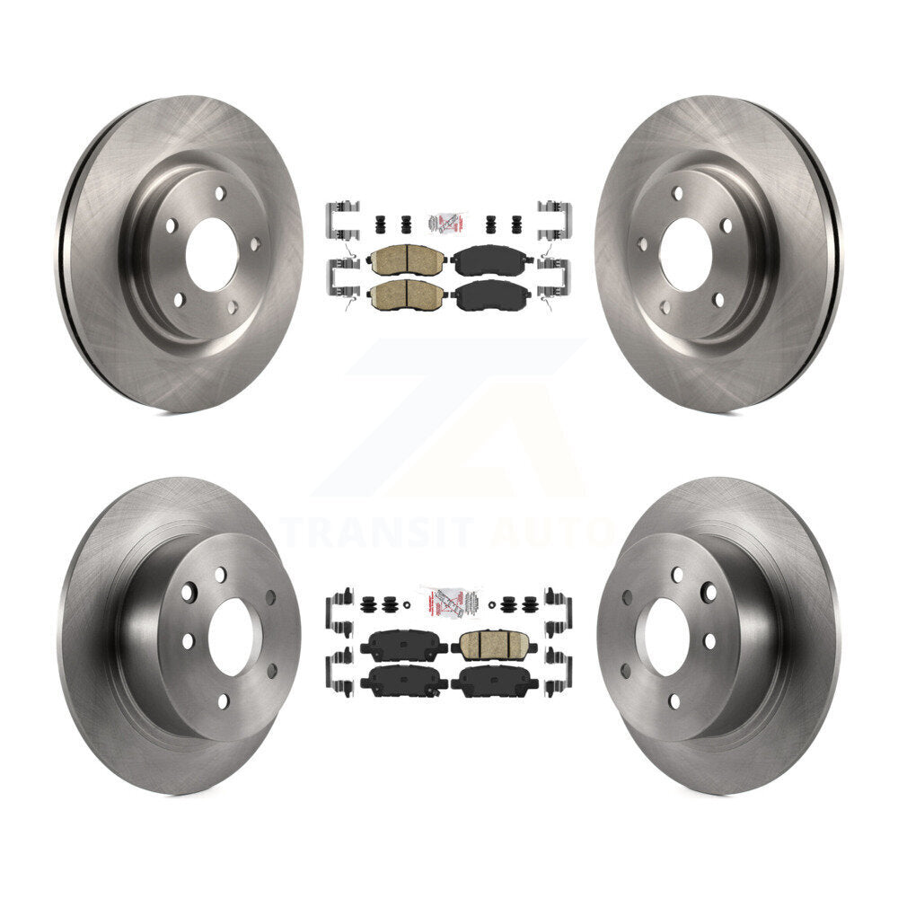 Kit de plaquettes en céramique et de disques de frein avant et arrière, pour Nissan Juke K8A-102417