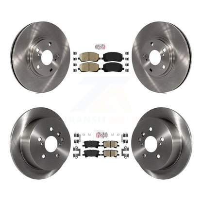 Kit de plaquettes en céramique et de rotors de frein à disque avant et arrière, pour Toyota Highlander