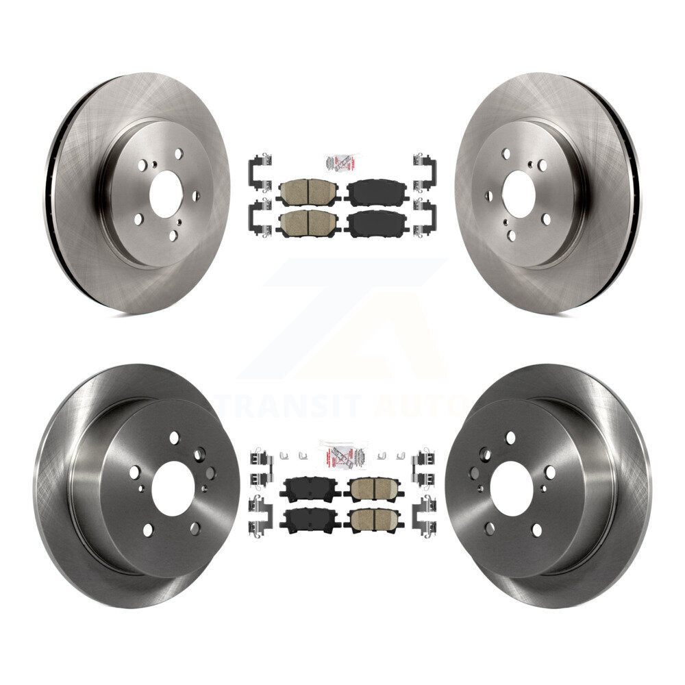 Kit de plaquettes en céramique et Rotor de frein avant et arrière, pour Lexus RX350 RX330 Toyota Highlande