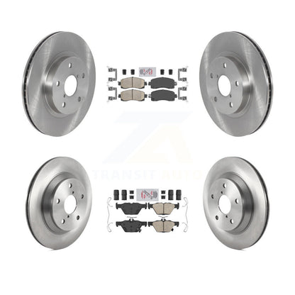 Kit de plaquettes en céramique et de rotors de frein à disque avant et arrière, pour Subaru Forester K8A-10244