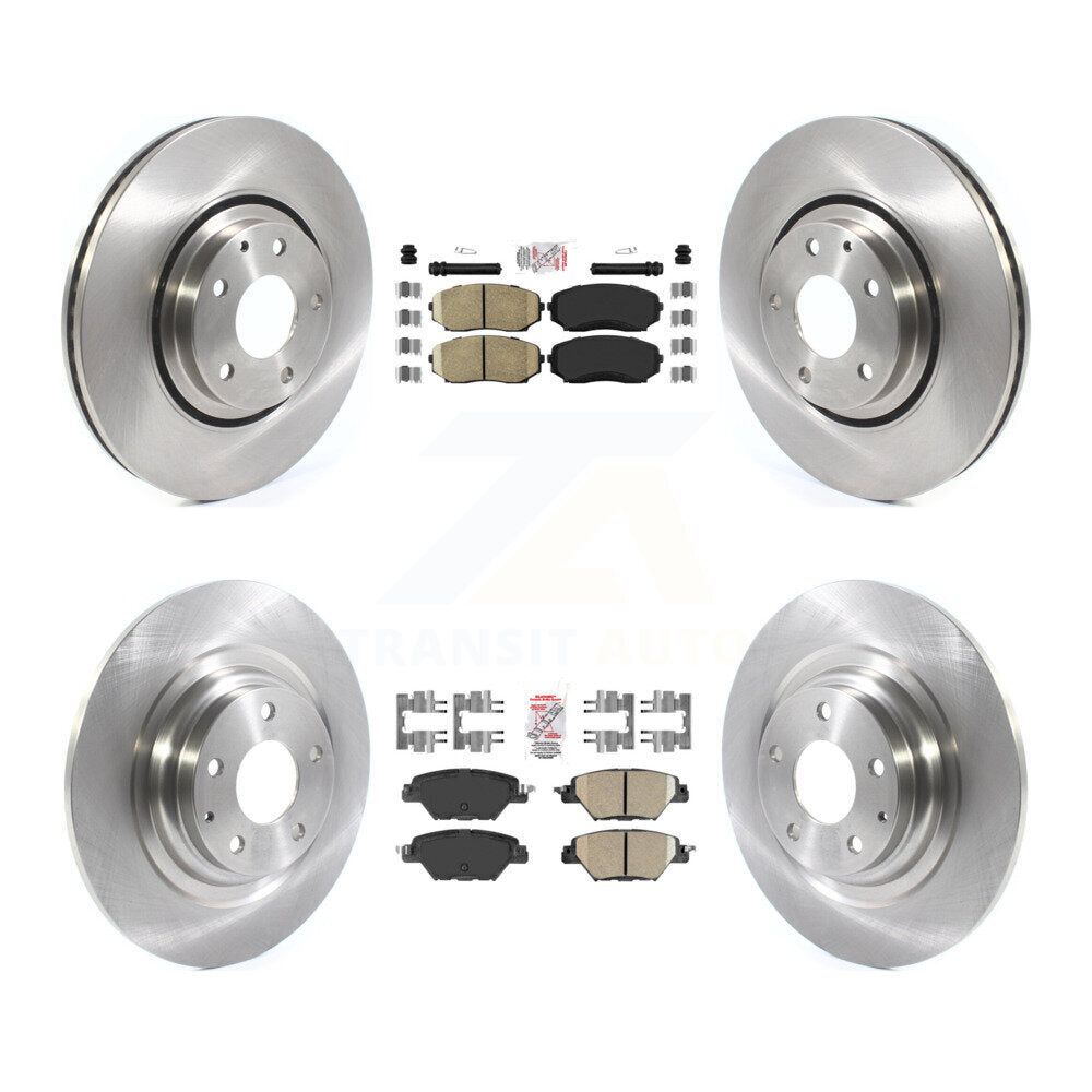 Kit de plaquettes en céramique et de rotors de frein à disque avant et arrière, pour Mazda CX-9 2016 – 2023