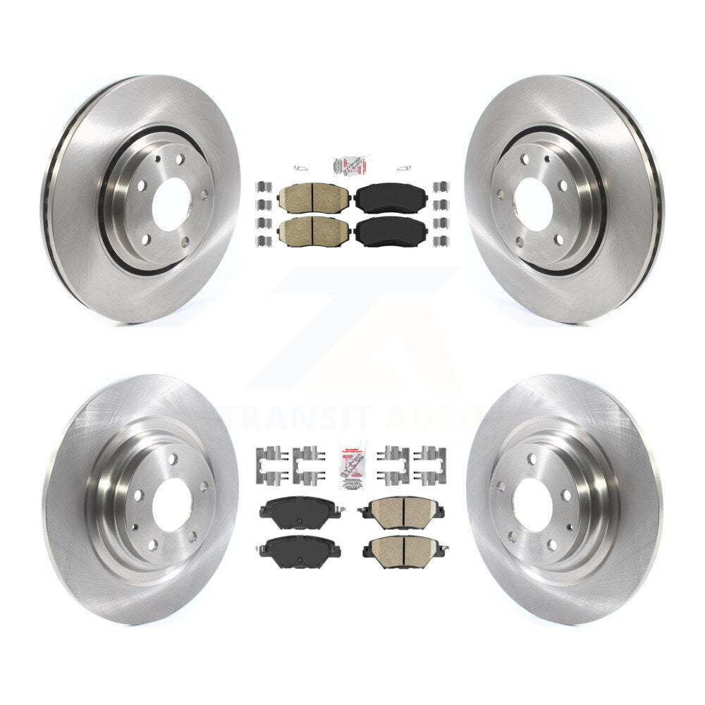 Kit de plaquettes en céramique et de rotors de frein à disque avant et arrière, pour Mazda CX-9 2016 – 2023