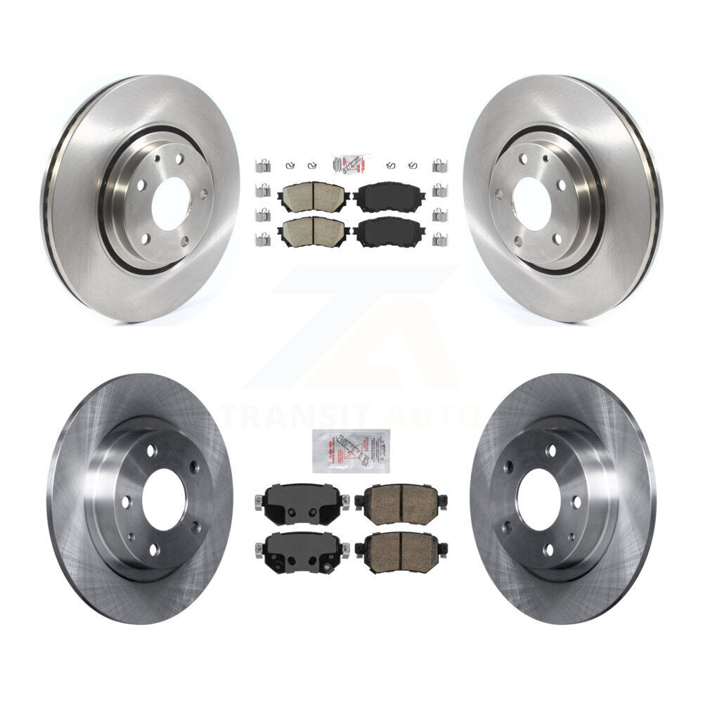 Kit de plaquettes en céramique et de rotors de frein à disque avant et arrière, pour Mazda 6 turbocompressé 2021