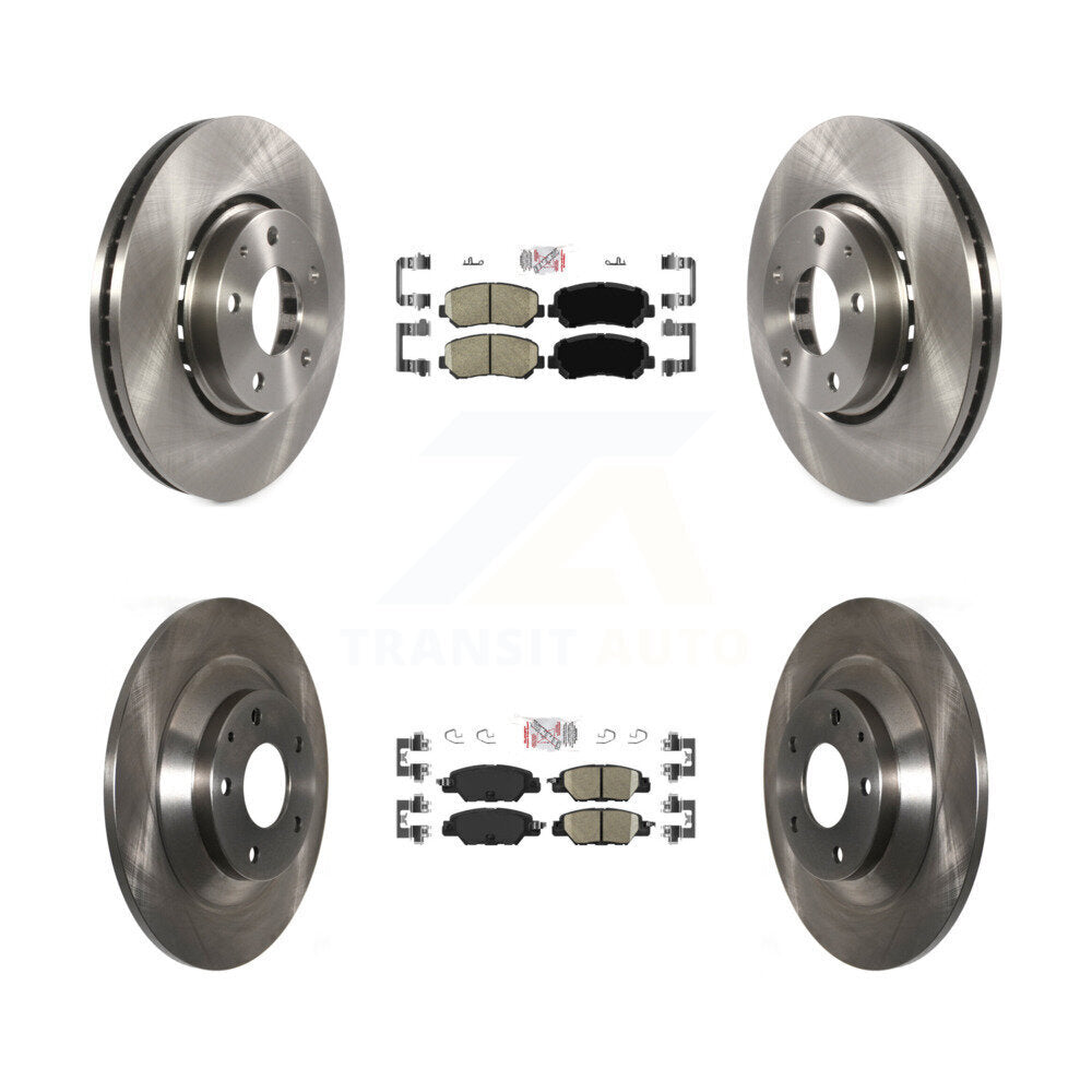 Kit de plaquettes en céramique et de rotors de frein à disque avant et arrière, pour Mazda CX-5 K8A-102457