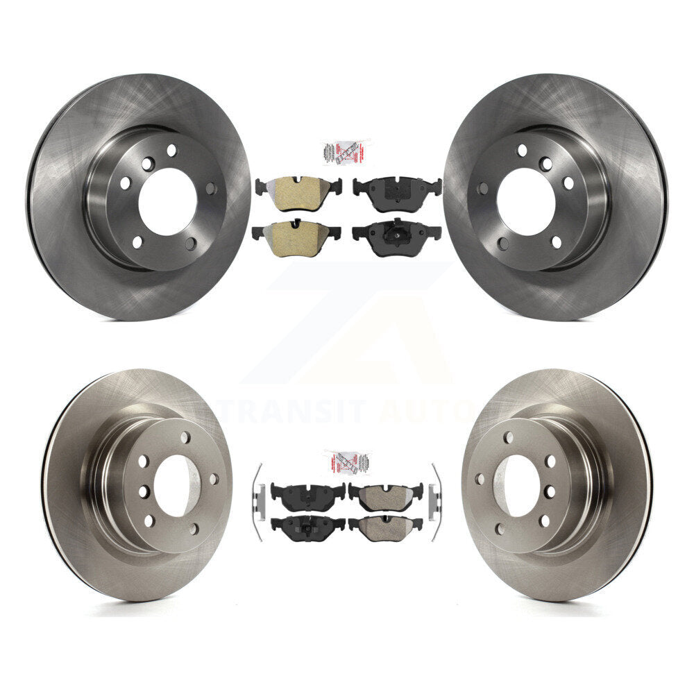 Kit de plaquettes semi-métalliques avant et arrière et disques de frein pour BMW 128i 2008 – 2013