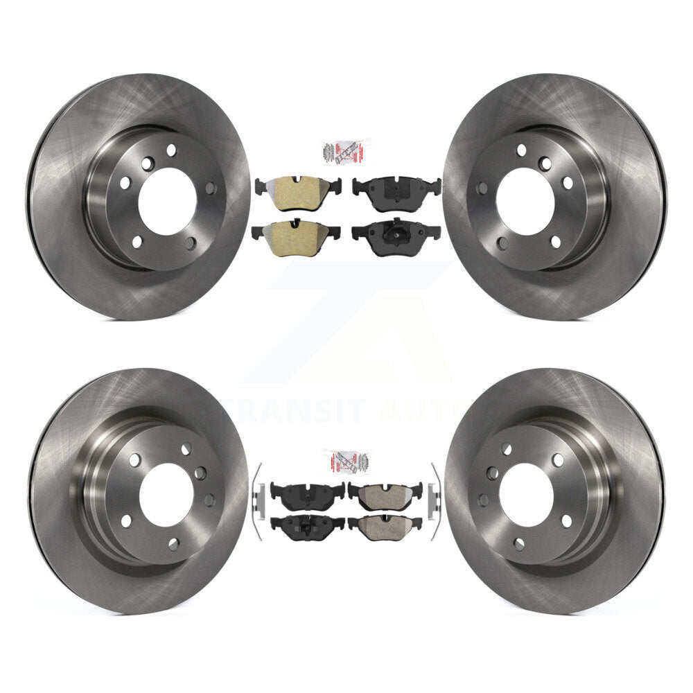Kit de plaquettes semi-métalliques avant et arrière et disques de frein, pour BMW 328i 323i 325i