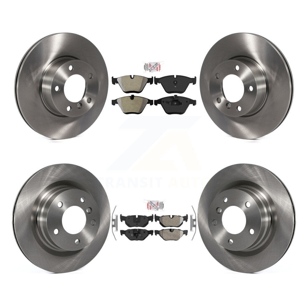 Kit de plaquettes semi-métalliques avant et arrière et disques de frein pour BMW 328i K8A-102466