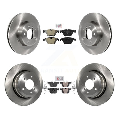 Kit de Rotor de frein à disque à plaquettes semi-métalliques avant et arrière, pour BMW 530xi 528i xDrive 535