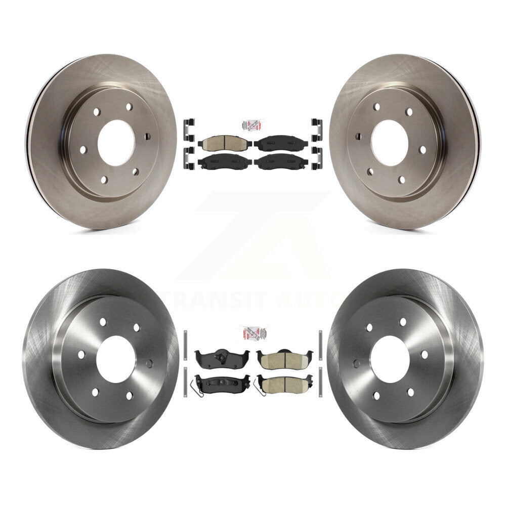 Kit de plaquettes en céramique et Rotor de frein avant et arrière, pour Nissan TITAN INFINITI QX56 Armad
