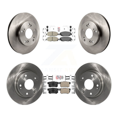 Kit de plaquettes en céramique et de disques de frein avant et arrière, pour Honda Civic K8A-102475