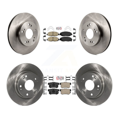 Kit de plaquettes en céramique et de disques de frein avant et arrière, pour Honda Civic K8A-102477