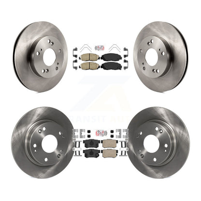 Kit de plaquettes en céramique et de disques de frein avant et arrière, pour Honda Civic K8A-102478
