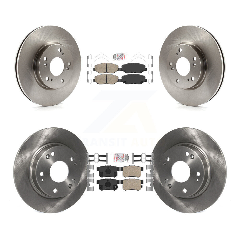 Kit de plaquettes en céramique et de rotors de frein à disque avant et arrière, pour Acura ILX 2.0L 2013