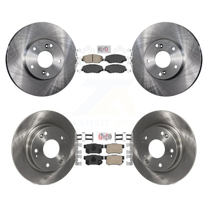 Kit de plaquettes en céramique et de disques de frein avant et arrière, pour Honda Civic K8A-102485