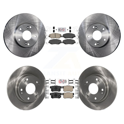 Kit de plaquettes en céramique et de disques de frein avant et arrière, pour Honda Civic K8A-102487