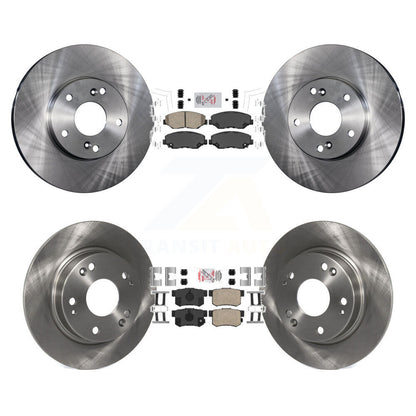 Kit de plaquettes en céramique et de disques de frein avant et arrière, pour Honda Civic K8A-102488