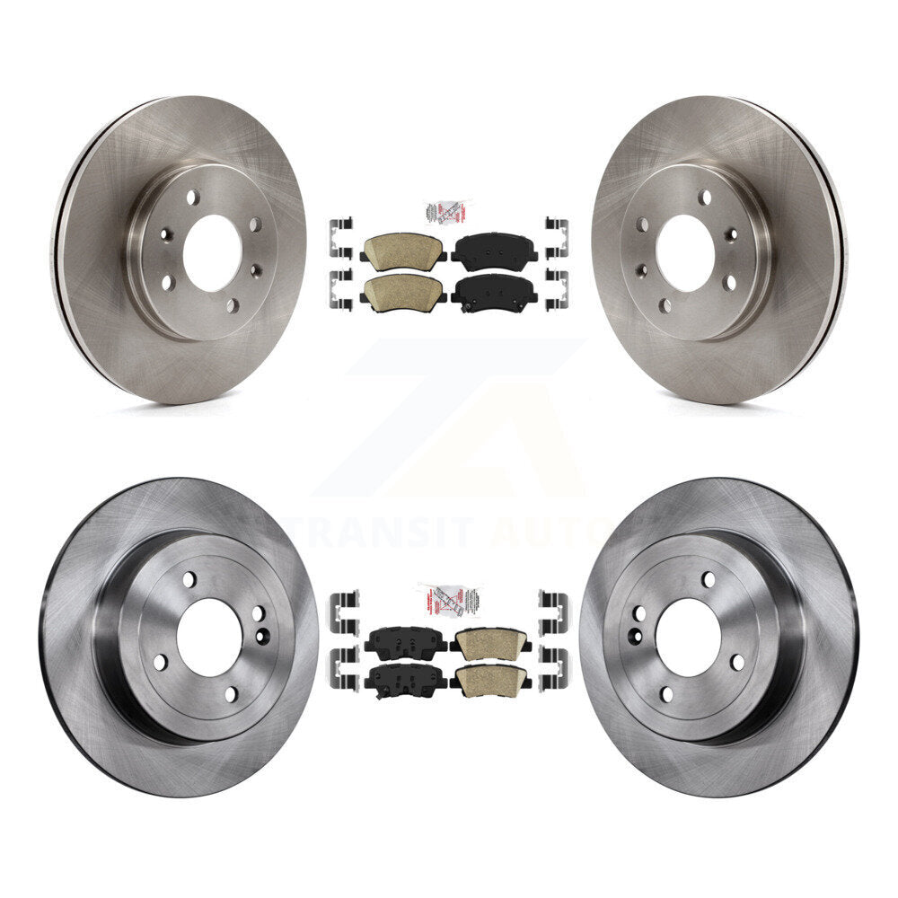 Kit de plaquettes en céramique et de disques de frein avant et arrière, pour Hyundai Accent Kia Rio