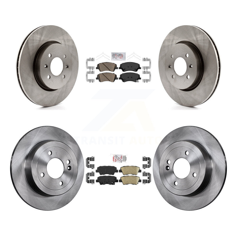 Kit de plaquettes en céramique et de disques de frein avant et arrière, pour Kia Rio Hyundai Accent
